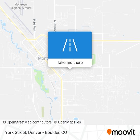 York Street map