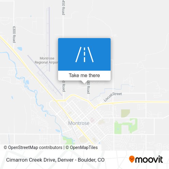 Cimarron Creek Drive map