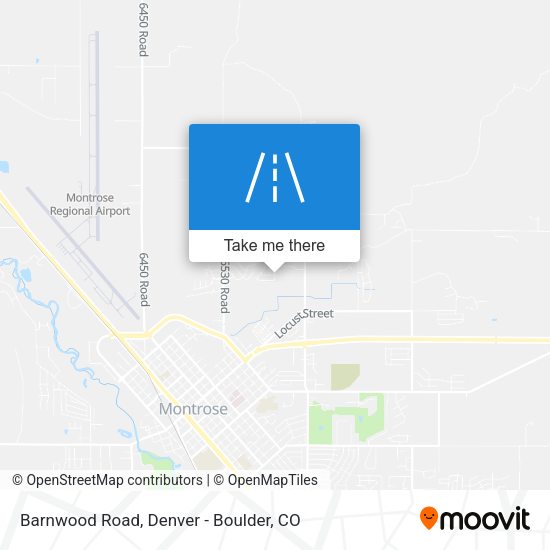 Barnwood Road map