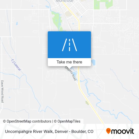 Uncompahgre River Walk map