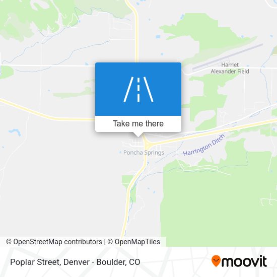 Mapa de Poplar Street