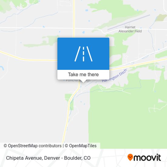 Chipeta Avenue map
