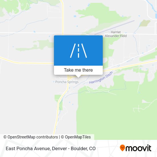 Mapa de East Poncha Avenue