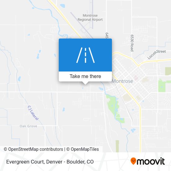 Evergreen Court map