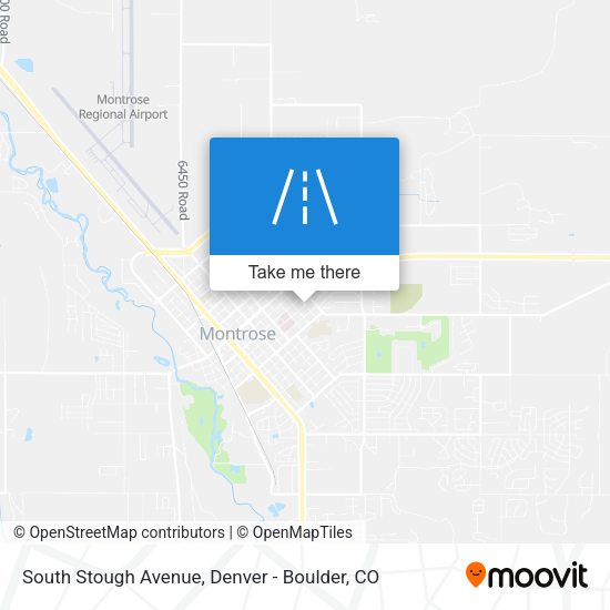 South Stough Avenue map