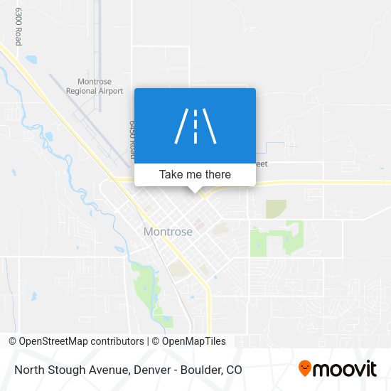 North Stough Avenue map