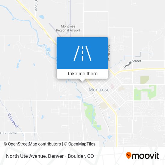 North Ute Avenue map