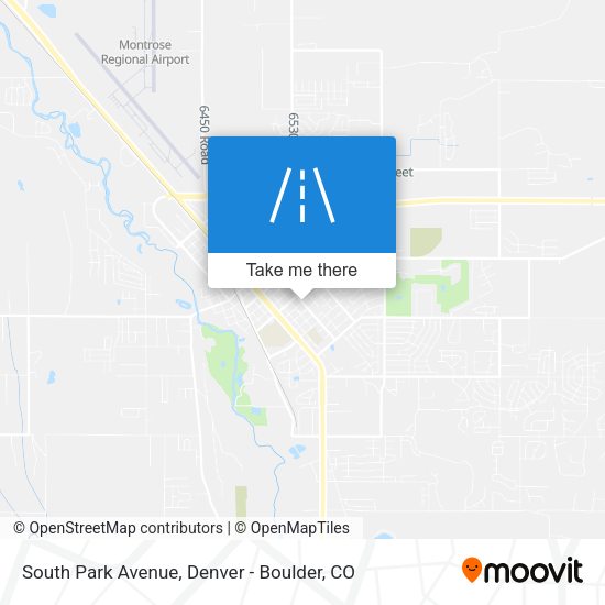 South Park Avenue map