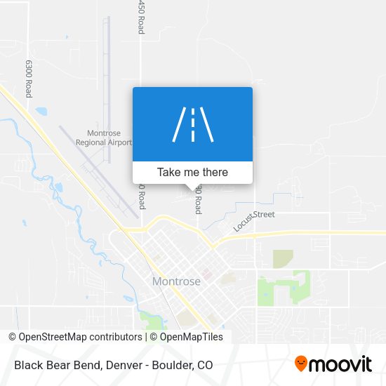 Black Bear Bend map