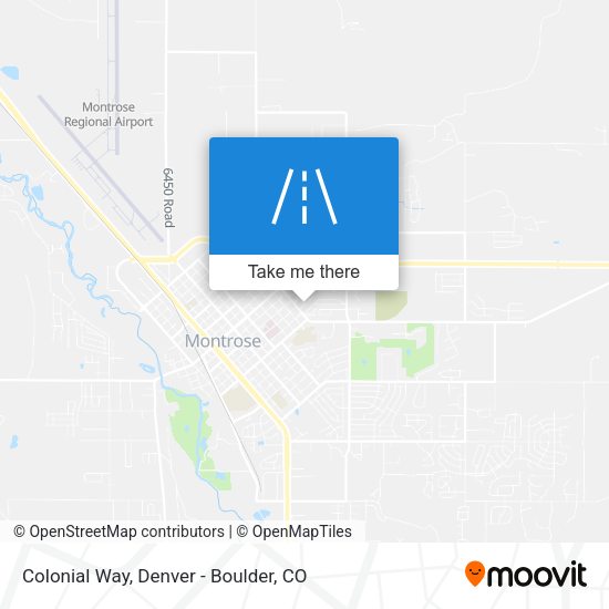 Colonial Way map