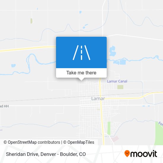 Sheridan Drive map