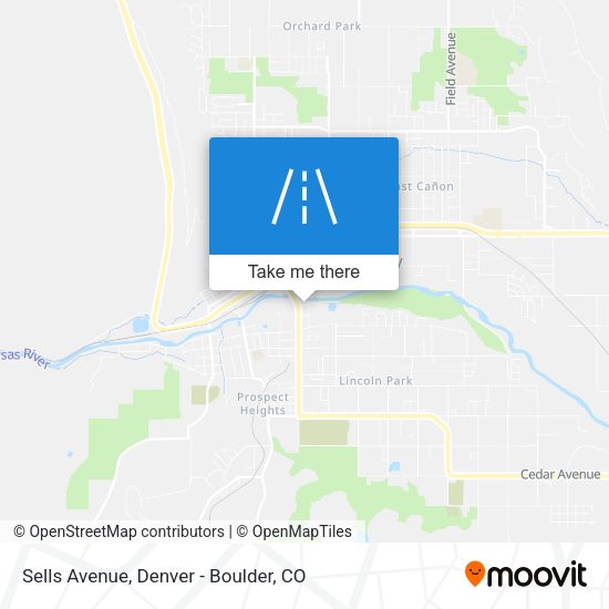 Sells Avenue map