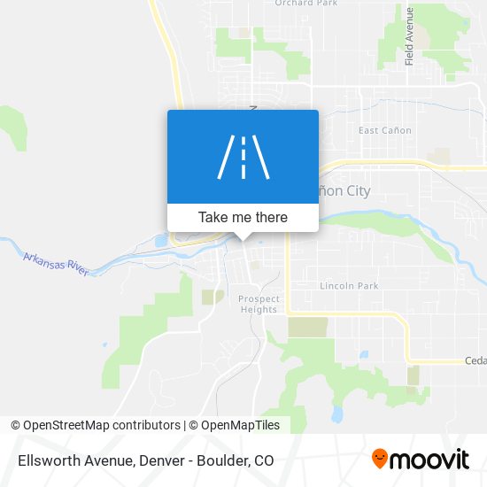 Mapa de Ellsworth Avenue