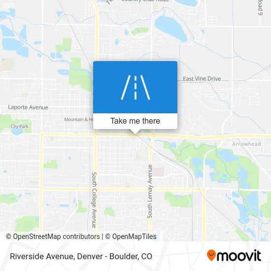 Riverside Avenue map