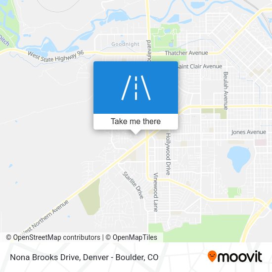 Mapa de Nona Brooks Drive