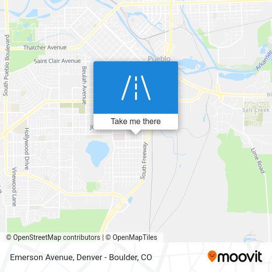 Emerson Avenue map