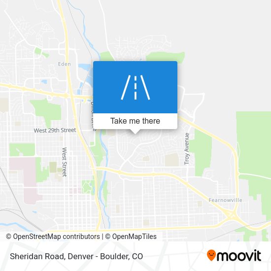 Sheridan Road map