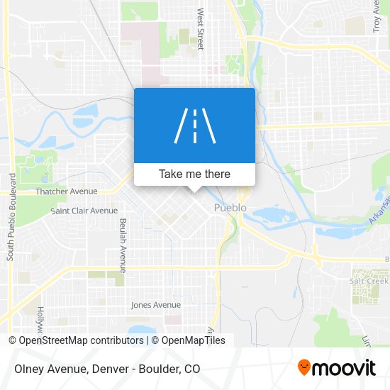 Olney Avenue map