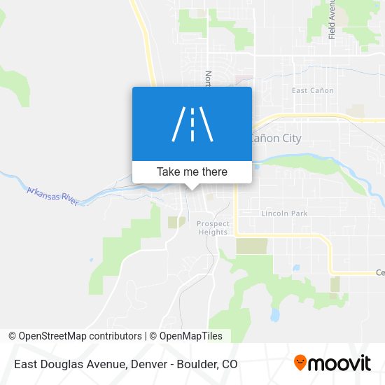 Mapa de East Douglas Avenue