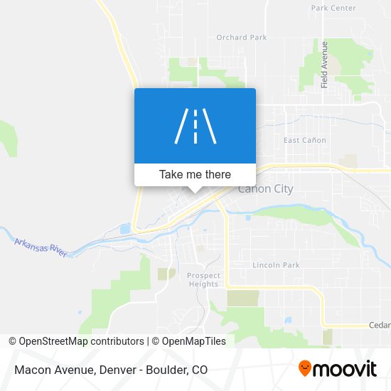 Mapa de Macon Avenue