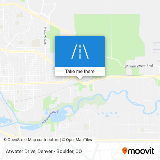Atwater Drive map