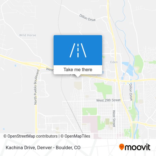 Kachina Drive map