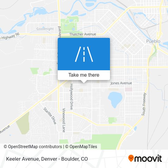 Mapa de Keeler Avenue