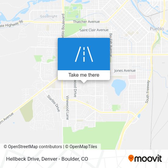 Mapa de Hellbeck Drive