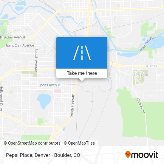 Pepsi Place map