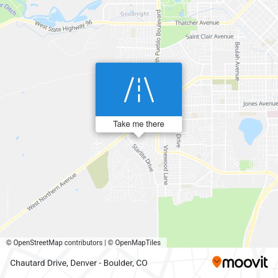 Chautard Drive map
