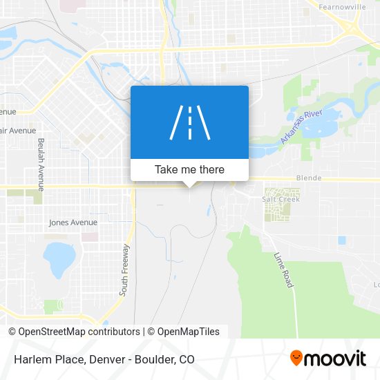Harlem Place map