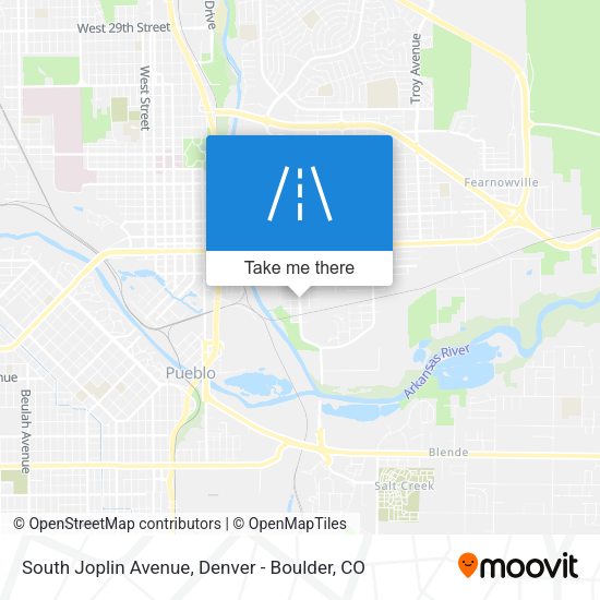 South Joplin Avenue map