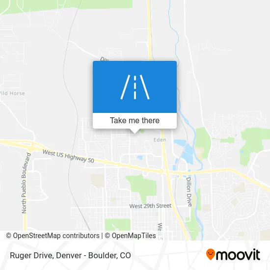 Ruger Drive map