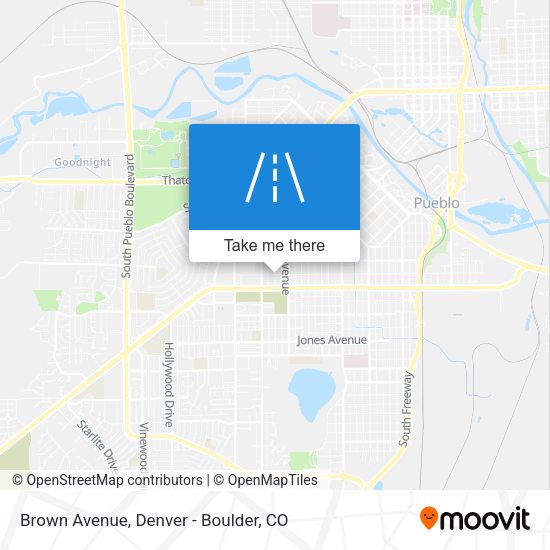 Brown Avenue map