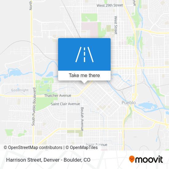 Harrison Street map