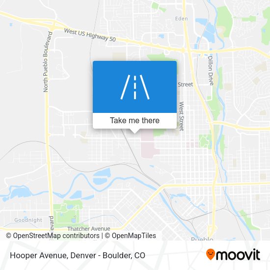 Mapa de Hooper Avenue