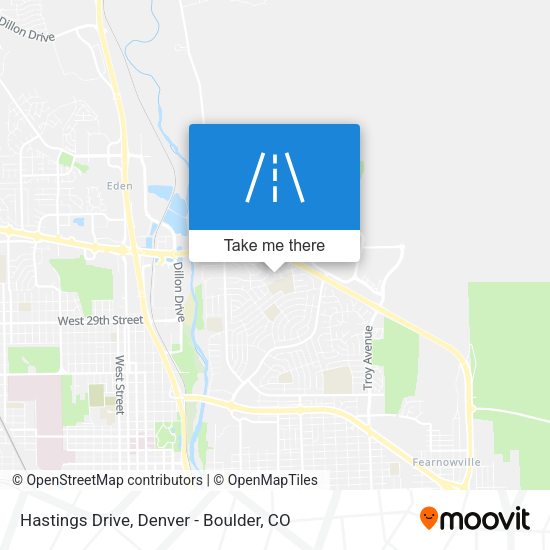 Hastings Drive map