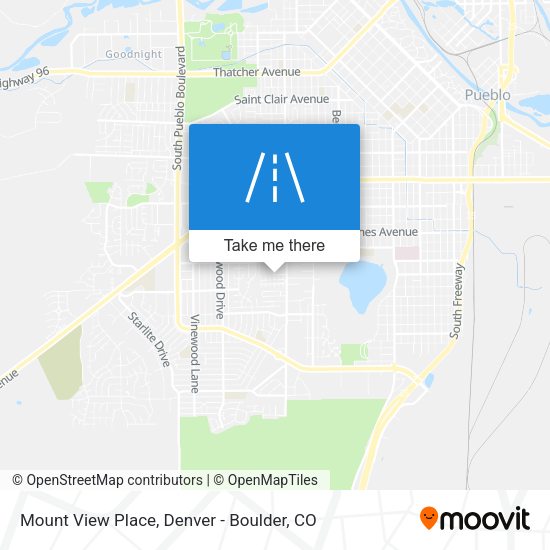 Mount View Place map