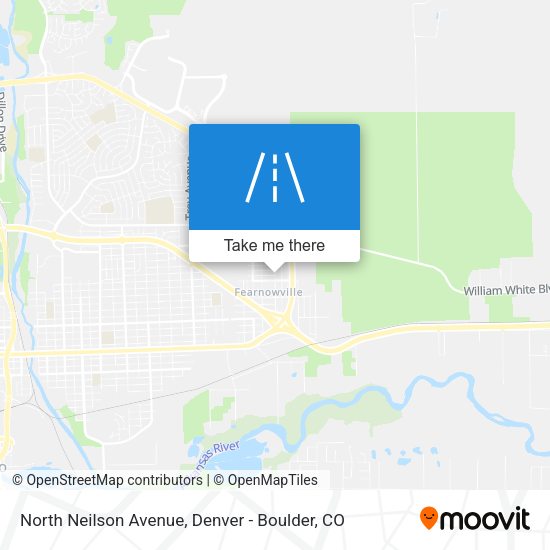 Mapa de North Neilson Avenue