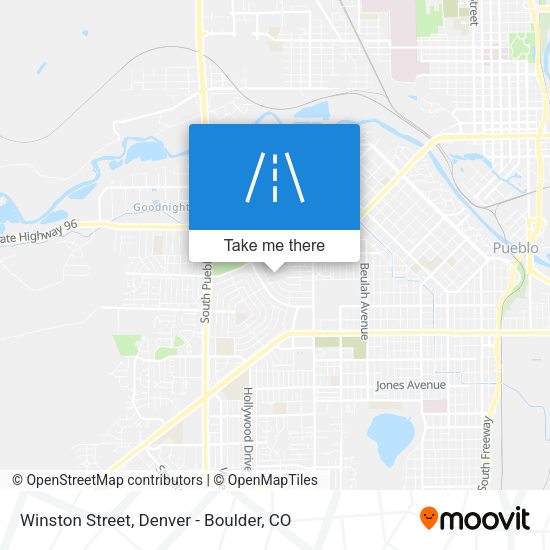 Winston Street map