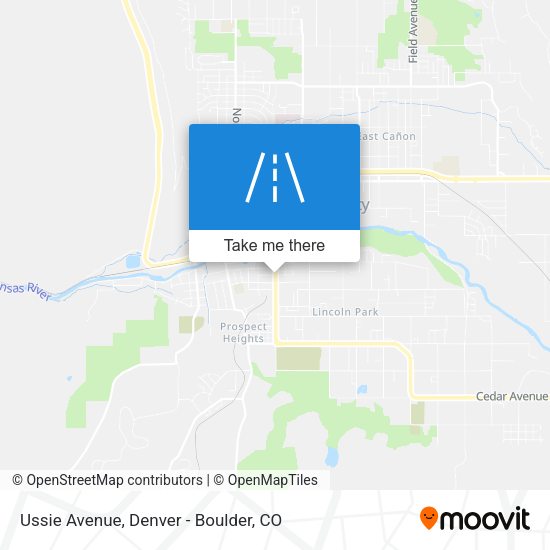 Mapa de Ussie Avenue