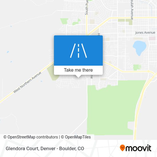 Mapa de Glendora Court