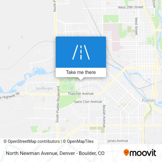 North Newman Avenue map