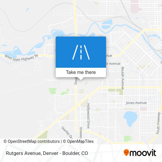 Mapa de Rutgers Avenue