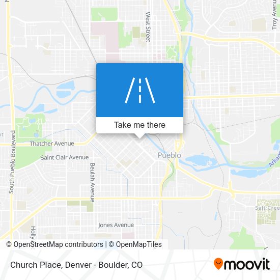 Church Place map