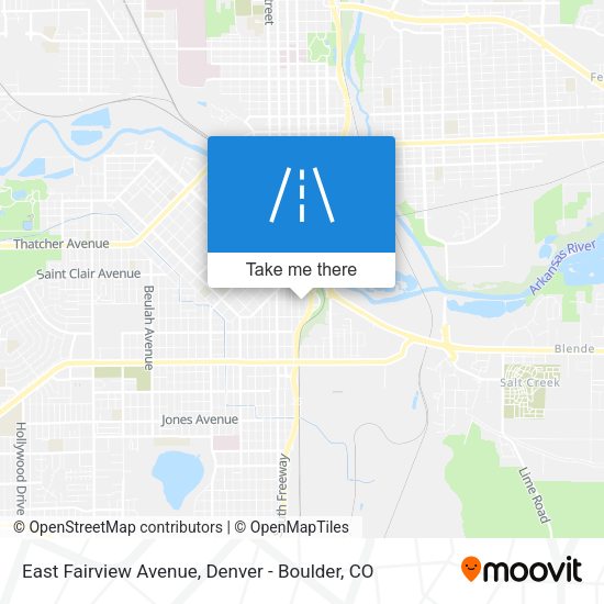 Mapa de East Fairview Avenue