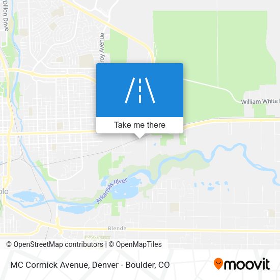 MC Cormick Avenue map
