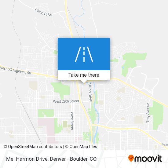 Mel Harmon Drive map