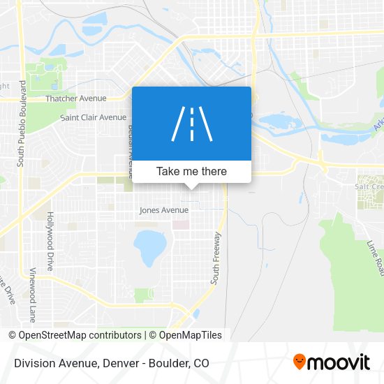 Division Avenue map