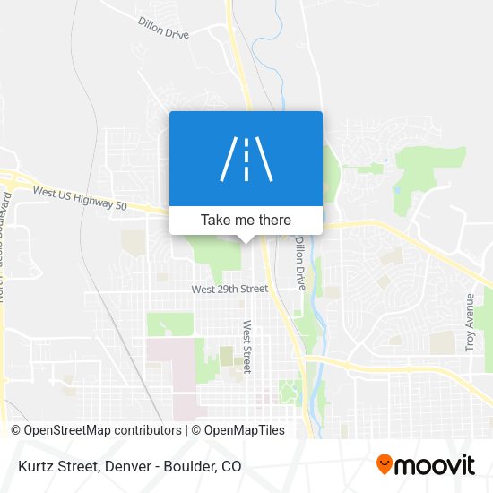 Kurtz Street map